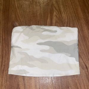 Camo tube top